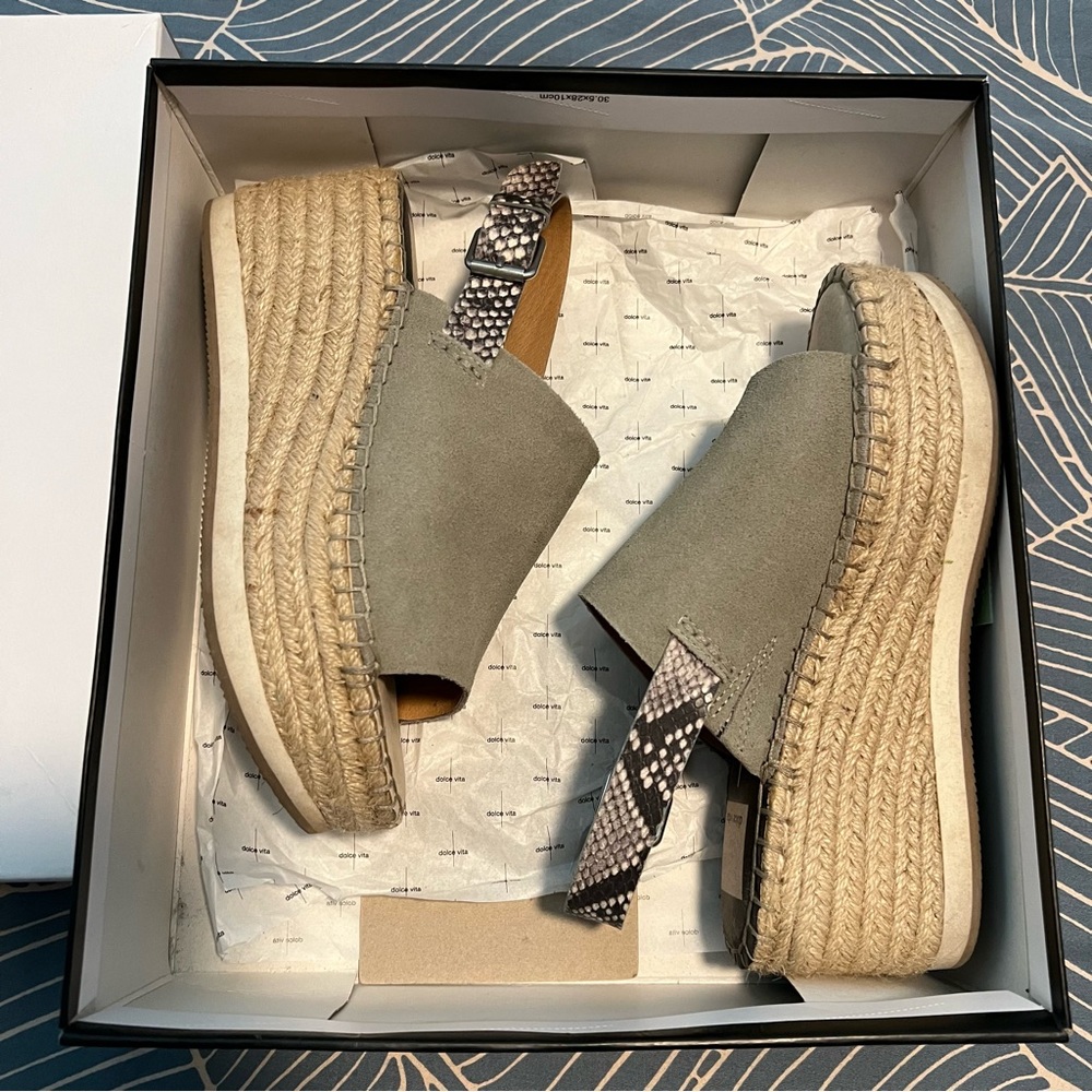 Dolce Vita suede espadrilles - like new Gorgeous! - Picture 6 of 9